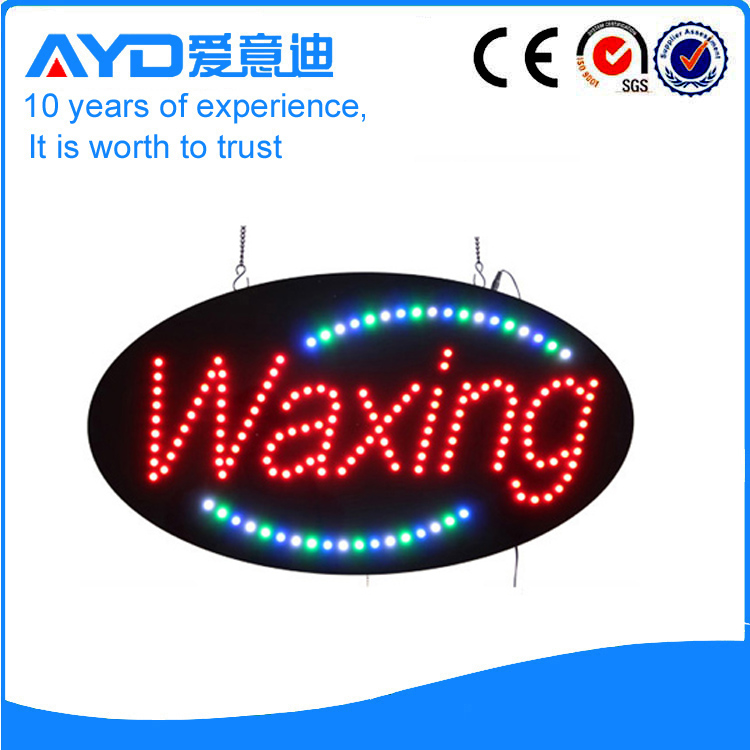 Indoor Super LED Waxing Signs For Sale