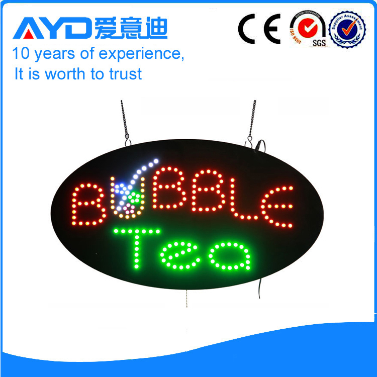 AYD Good Price LED Bubble Tea Sign