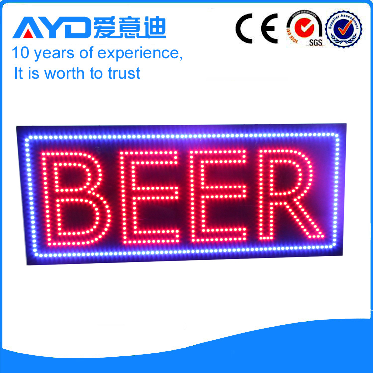 Indoor Good Price LED Beer Sign