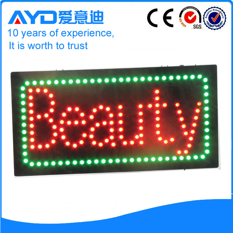 Indoor Good Price LED Beauty Sign