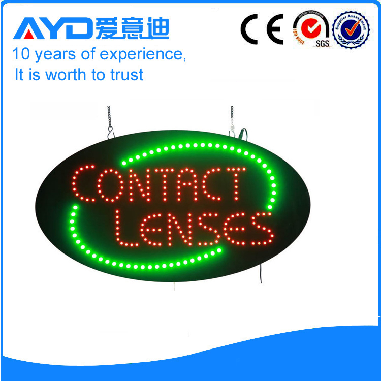 AYD Good Price LED Contact Lenses Sign