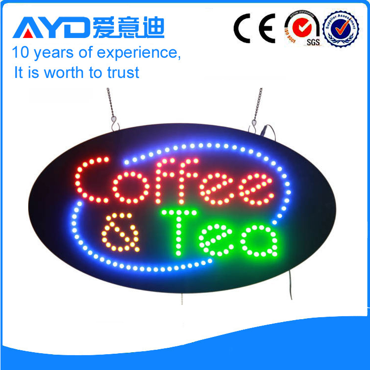 AYD Good Price LED Coffee&Tea Sign