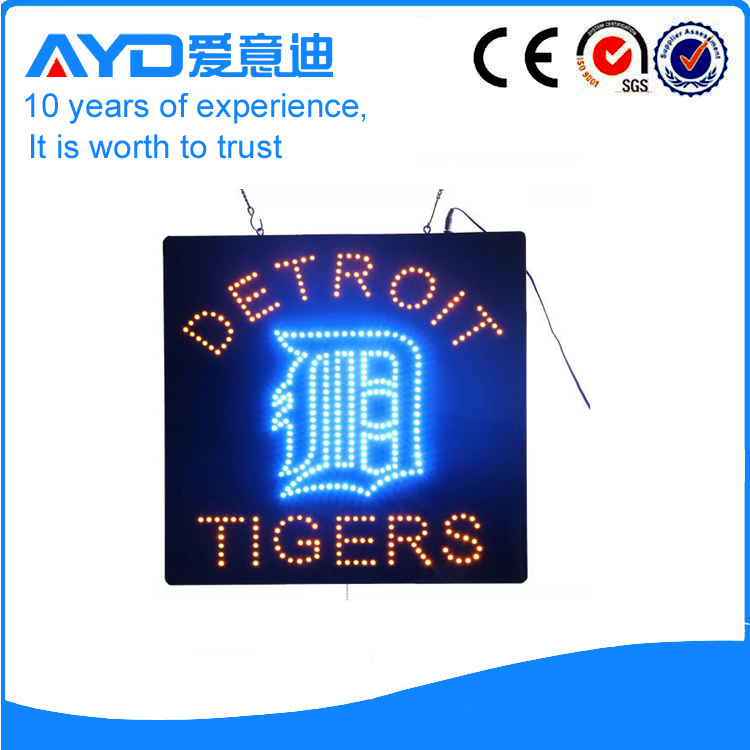 AYD LED Detroit Tigers Sign