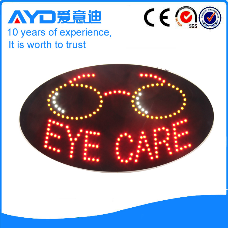 AYD Good Price LED Eye Care Sign