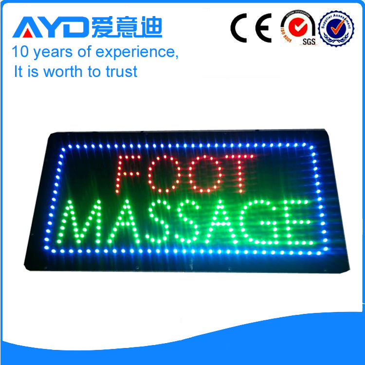 AYD LED Foot Massage Sign