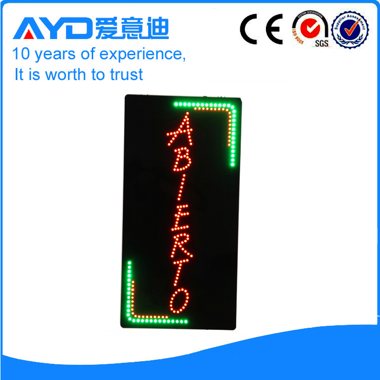 AYD Unique Design LED Abierto Sign