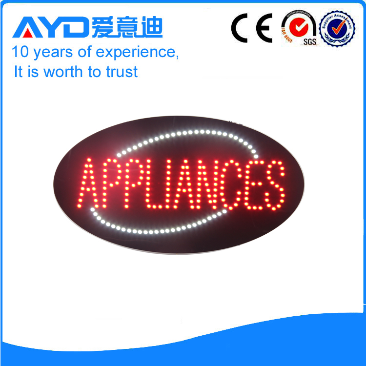 AYD Good Price LED Appliances Sign