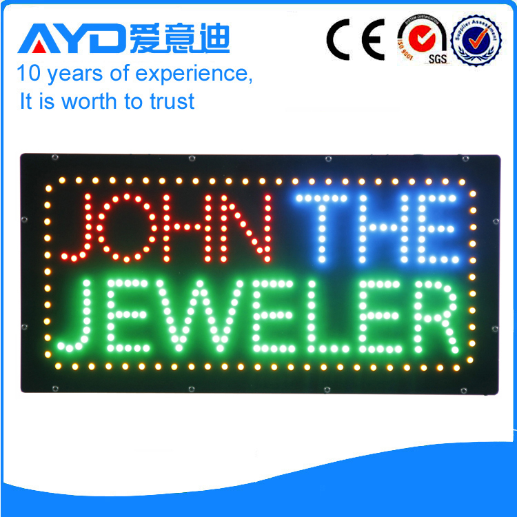AYD Unique Design LED Jewelry Sign