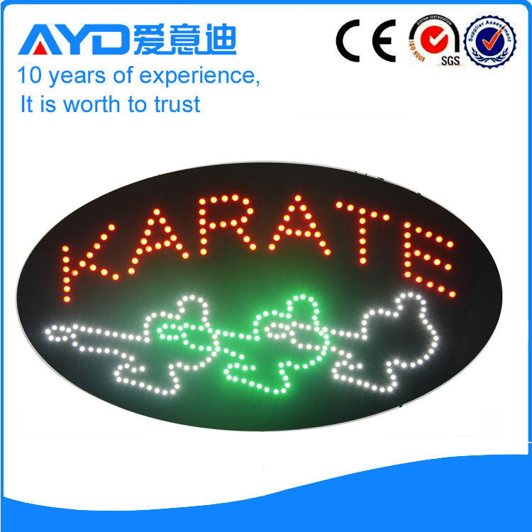 AYD Unique Design LED Karate Sign