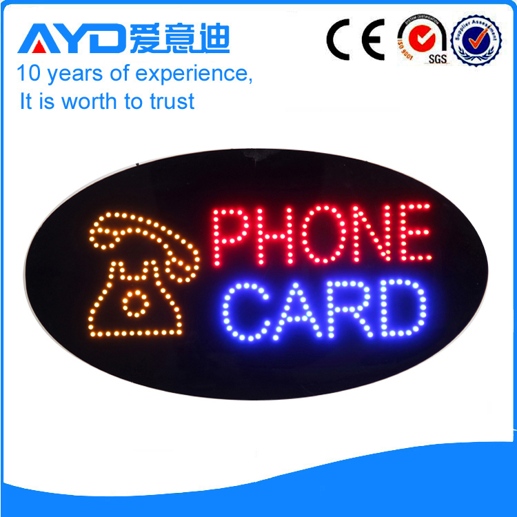 AYD LED Phone Card Sign