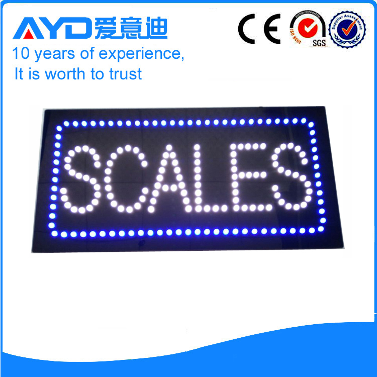 AYD LED Scales Sign