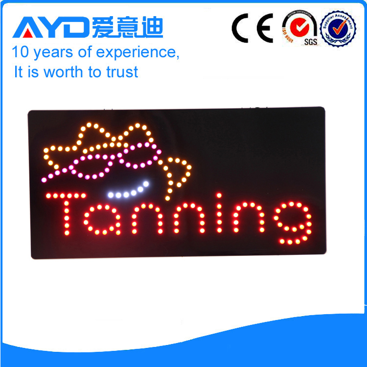 AYD Indoor LED Tanning Sign