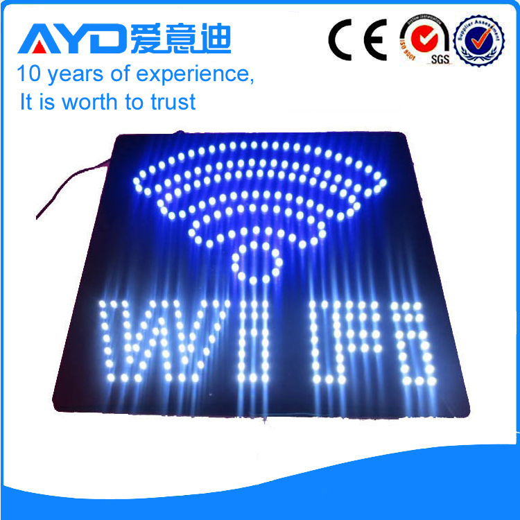 AYD High Bright LED Wifi Sign