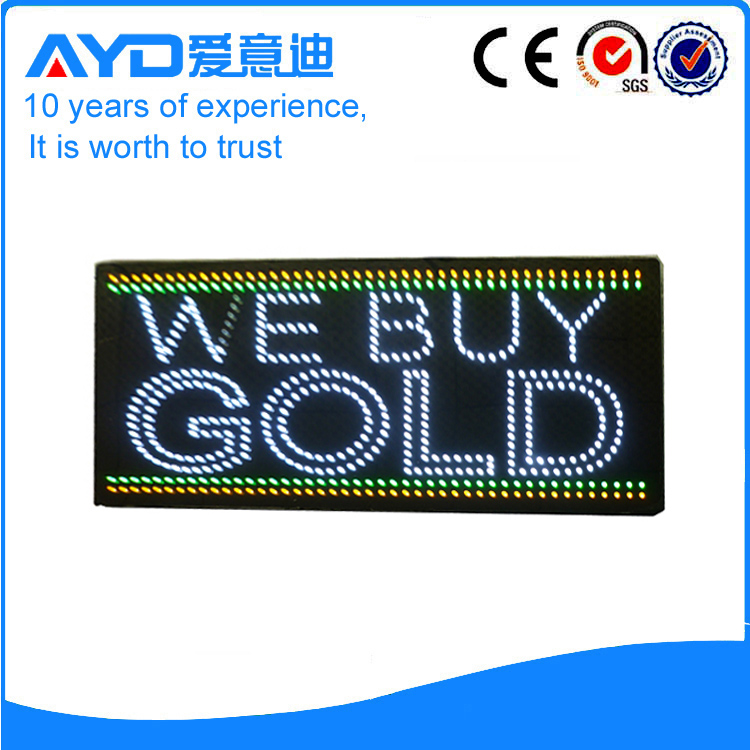 AYD LED We Buy Gold Sign
