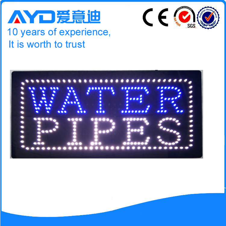 AYD LED Water Pipes Sign