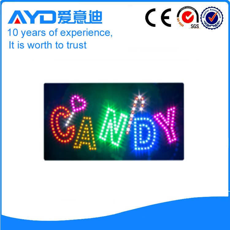 Indoor Good Design LED Candy Signs For Sale
